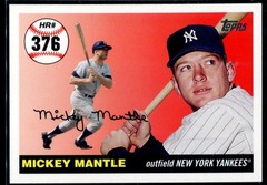 2007 Topps Home Run History #MHR376 Mickey Mantle New York Yankees